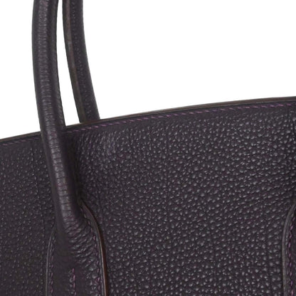 Hermes Prune Togo Birkin 35 Handbag