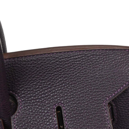 Hermes Prune Togo Birkin 35 Handbag