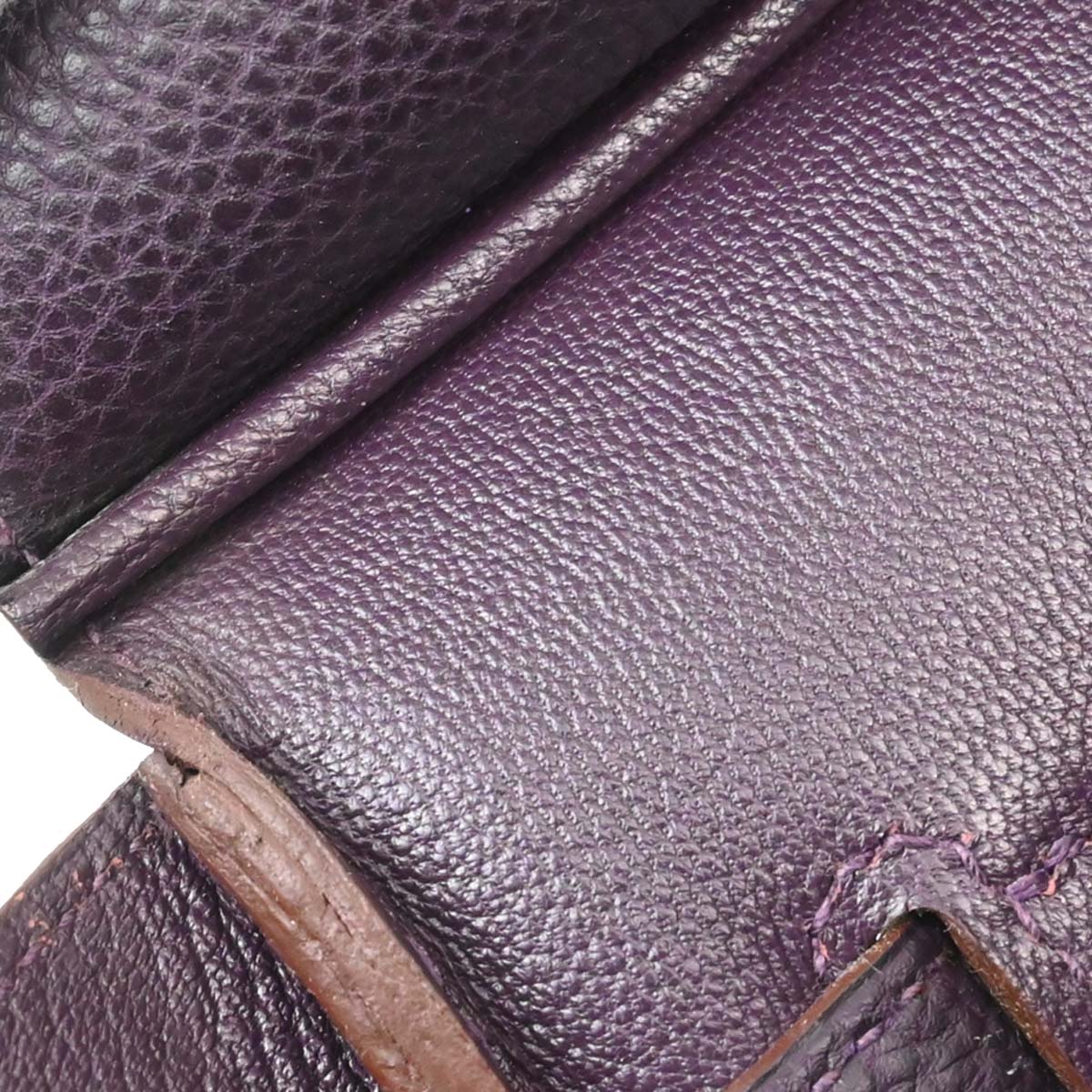 Hermes Prune Togo Birkin 35 Handbag