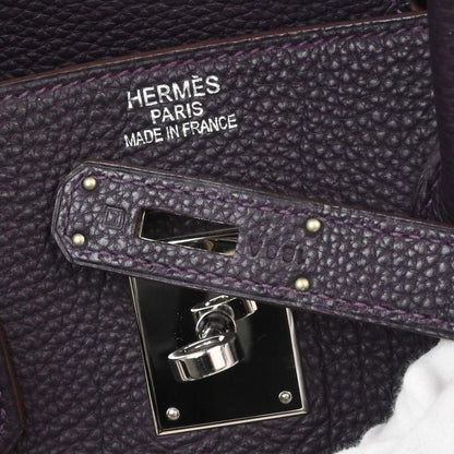 Hermes Prune Togo Birkin 35 Handbag