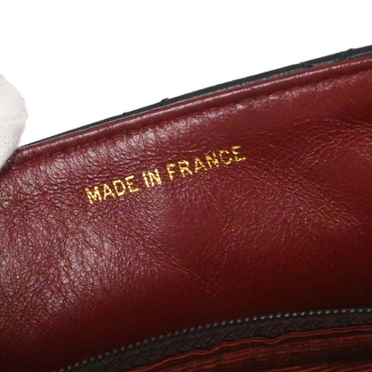 Chanel Black Lambskin Classic Square Flap Shoulder Bag 20