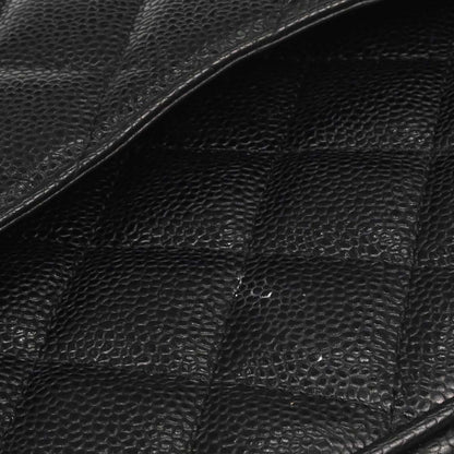 Chanel Black Caviar Skin Bowling Bag 37