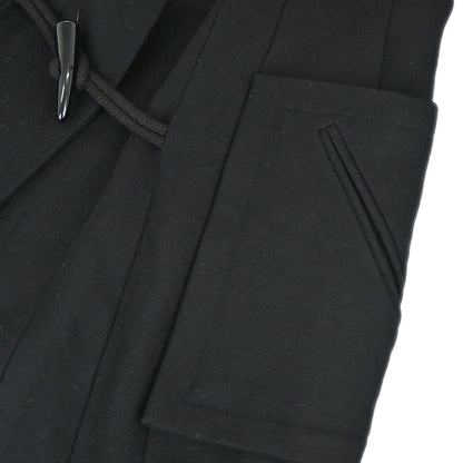 Chanel 2006 Hooded Duffel Coat Black #34