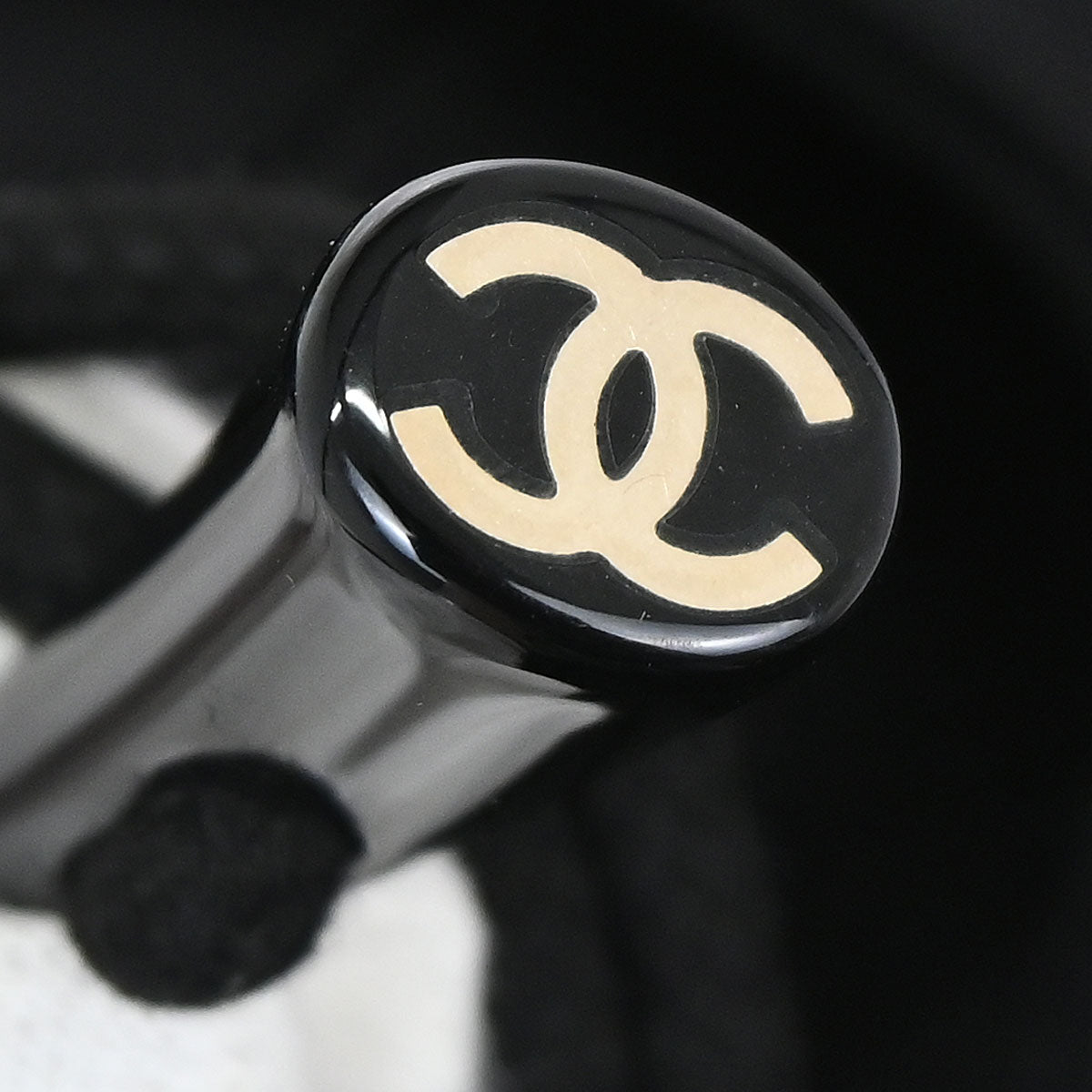Chanel 2006 Hooded Duffel Coat Black #34