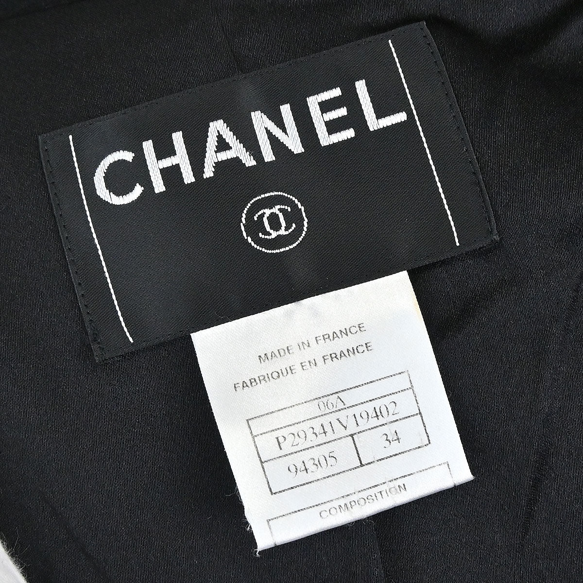 Chanel 2006 Hooded Duffel Coat Black #34