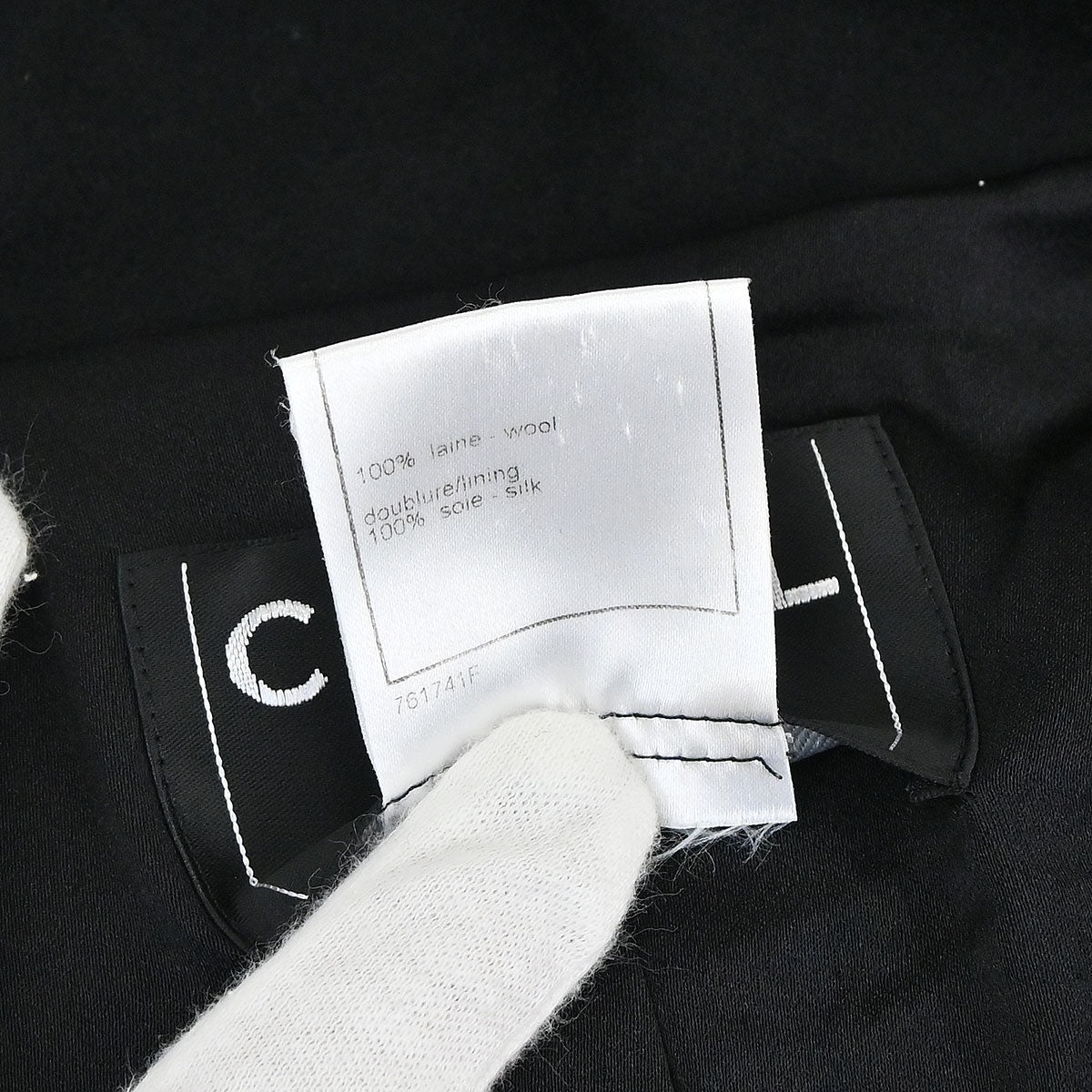 Chanel 2006 Hooded Duffel Coat Black #34
