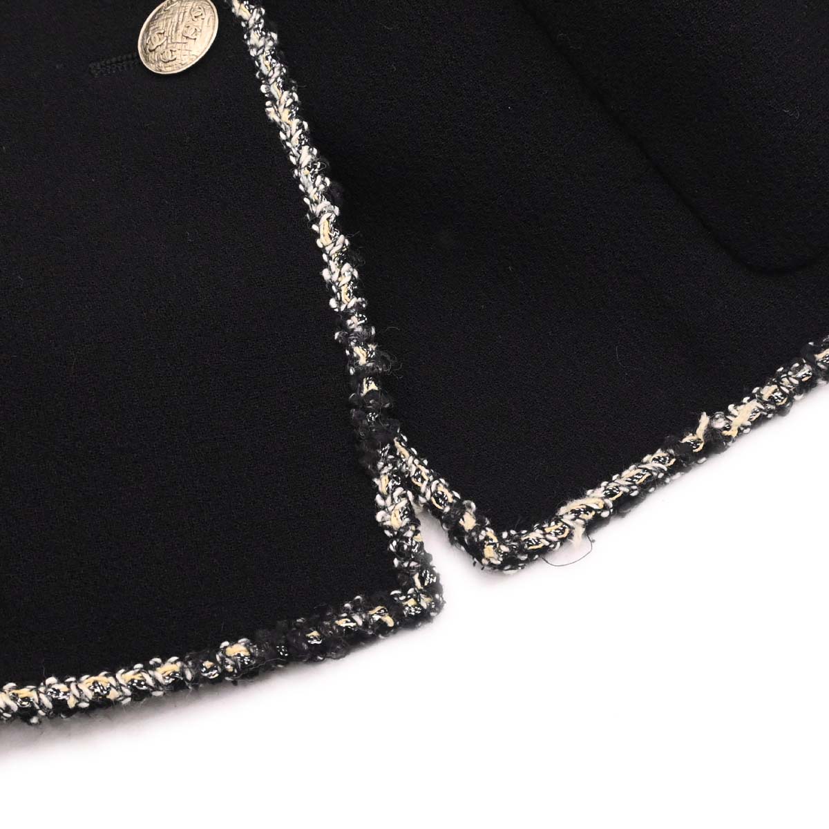 Chanel 2005 Black Emblem Single Breasted Jacket #36