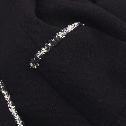 Chanel 2005 Black Emblem Single Breasted Jacket #36