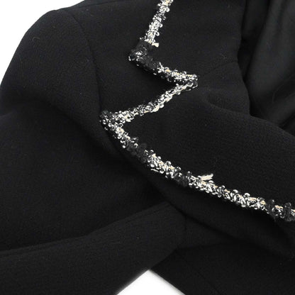 Chanel 2005 Black Emblem Single Breasted Jacket #36