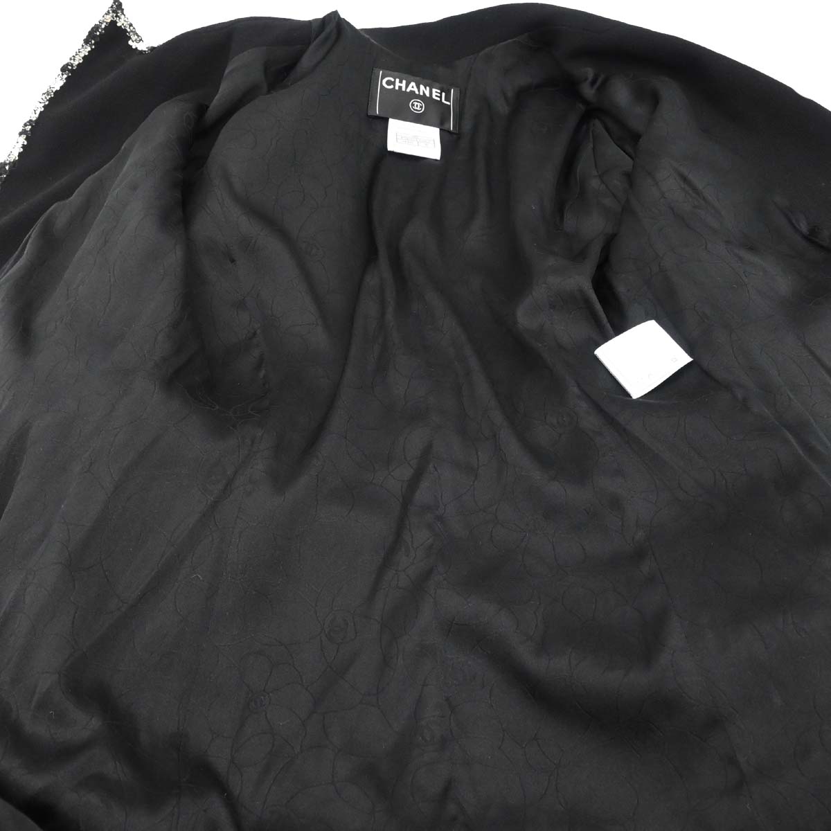 Chanel 2005 Black Emblem Single Breasted Jacket #36