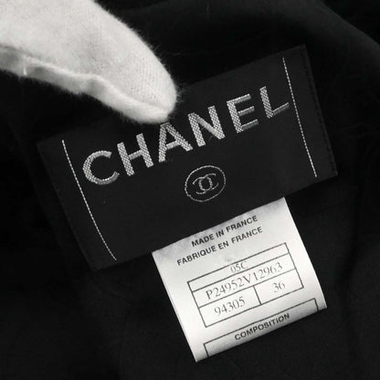 Chanel 2005 Black Emblem Single Breasted Jacket #36