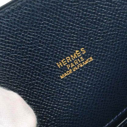 Hermes Jaune Navy Courchevel Kelly Sport MM Shoulder Bag