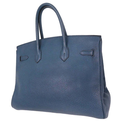 Hermes Blue Togo Birkin 35 Handbag