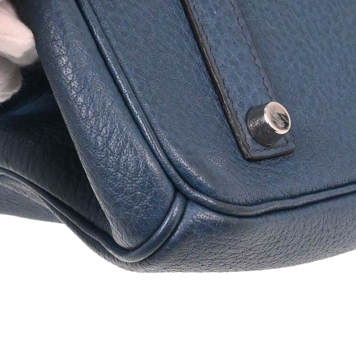 Hermes Blue Togo Birkin 35 Handbag