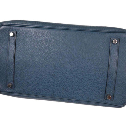 Hermes Blue Togo Birkin 35 Handbag