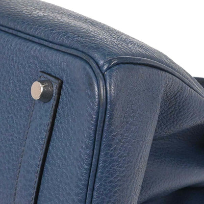 Hermes Blue Togo Birkin 35 Handbag