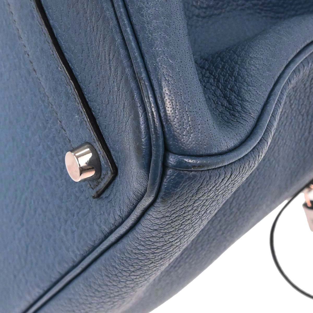 Hermes Blue Togo Birkin 35 Handbag