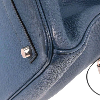 Hermes Blue Togo Birkin 35 Handbag