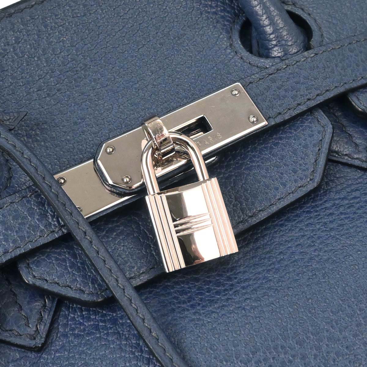 Hermes Blue Togo Birkin 35 Handbag