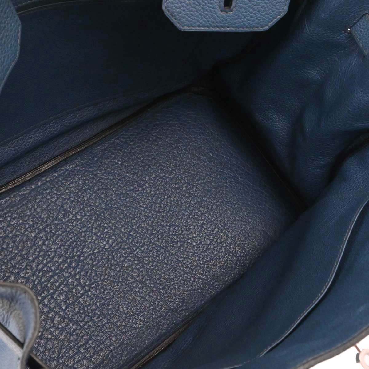 Hermes Blue Togo Birkin 35 Handbag