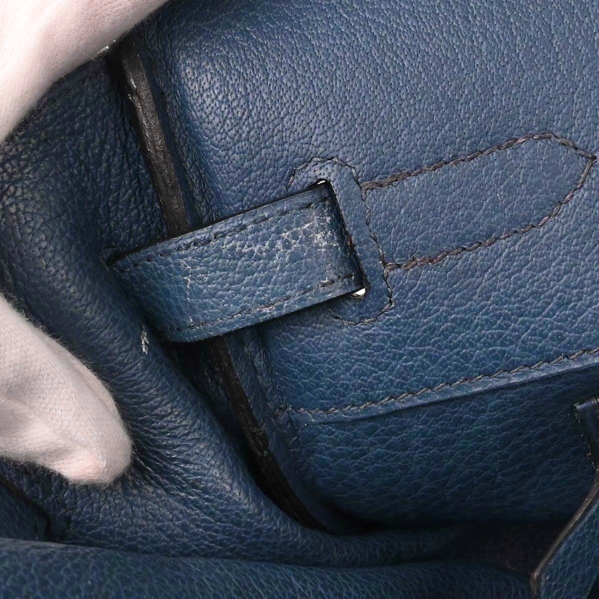 Hermes Blue Togo Birkin 35 Handbag