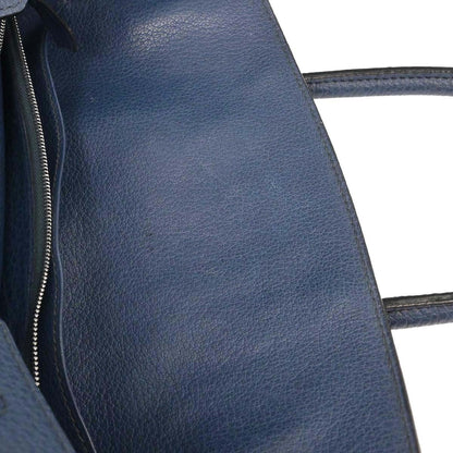 Hermes Blue Togo Birkin 35 Handbag