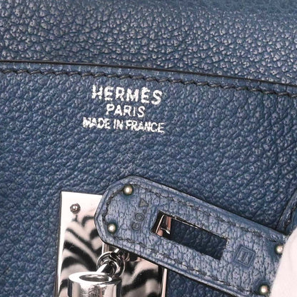 Hermes Blue Togo Birkin 35 Handbag
