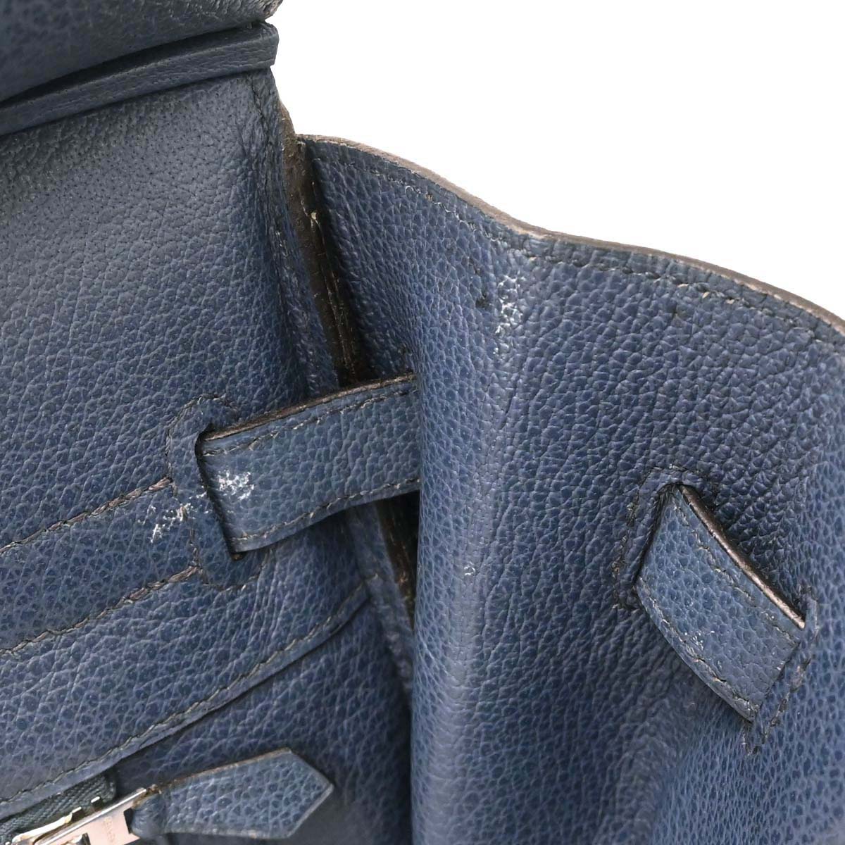 Hermes Blue Togo Birkin 35 Handbag