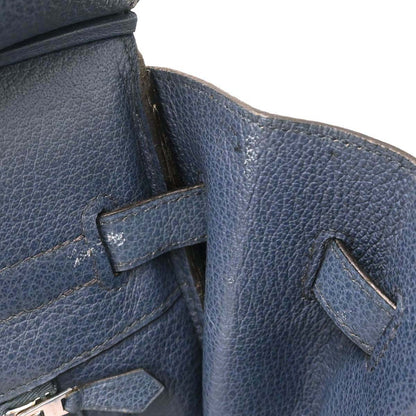 Hermes Blue Togo Birkin 35 Handbag