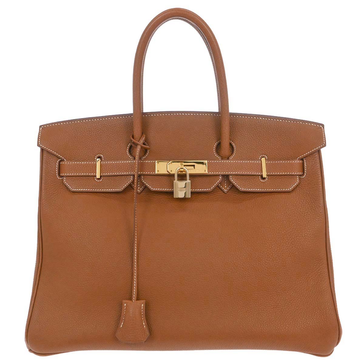 Hermes Gold Togo Birkin 35 Handbag