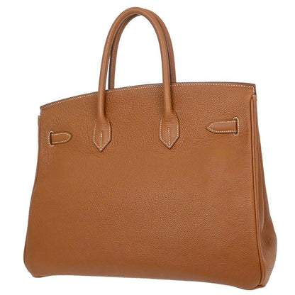 Hermes Gold Togo Birkin 35 Handbag