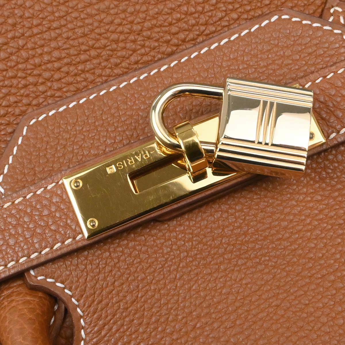 Hermes Gold Togo Birkin 35 Handbag