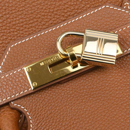 Hermes Gold Togo Birkin 35 Handbag
