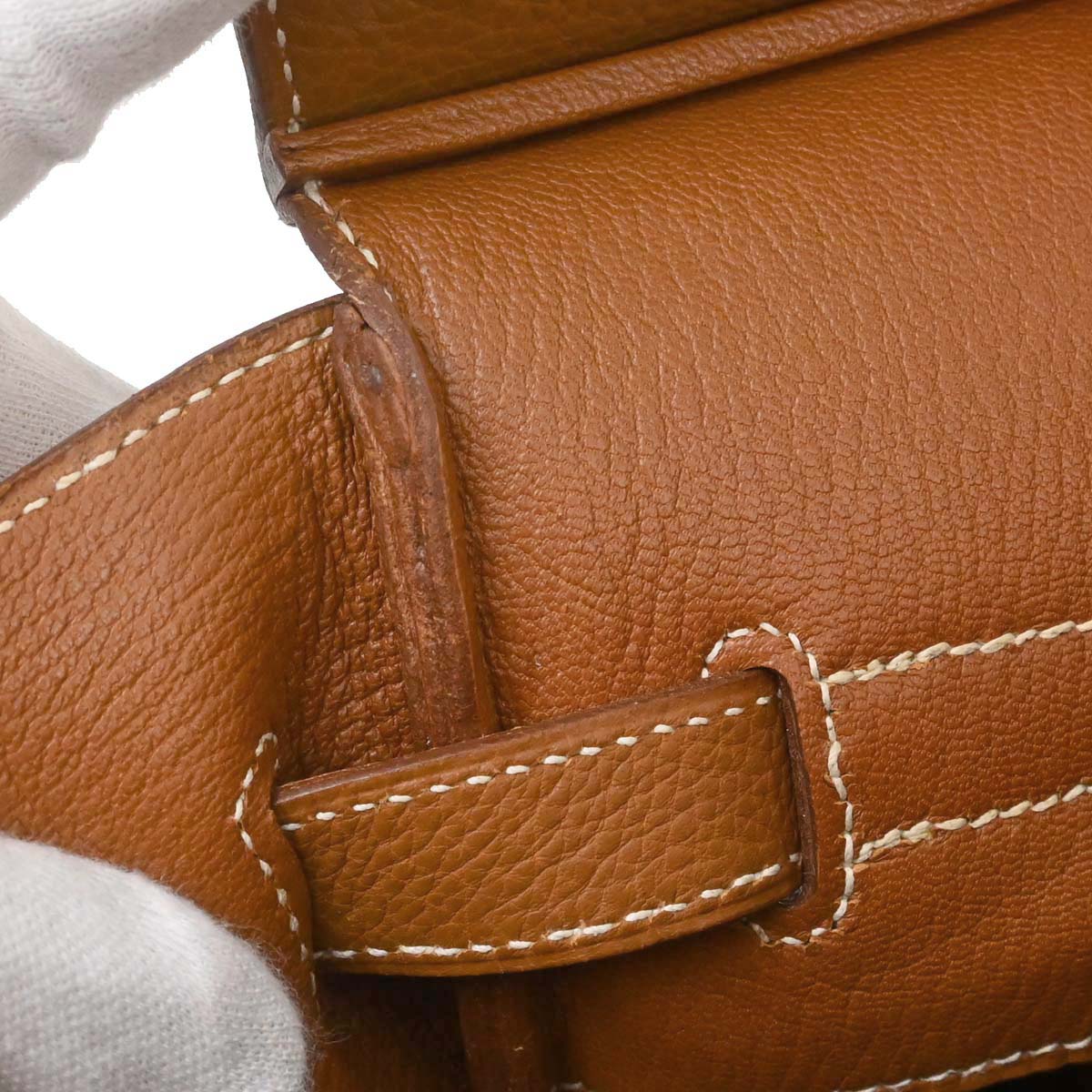 Hermes Gold Togo Birkin 35 Handbag