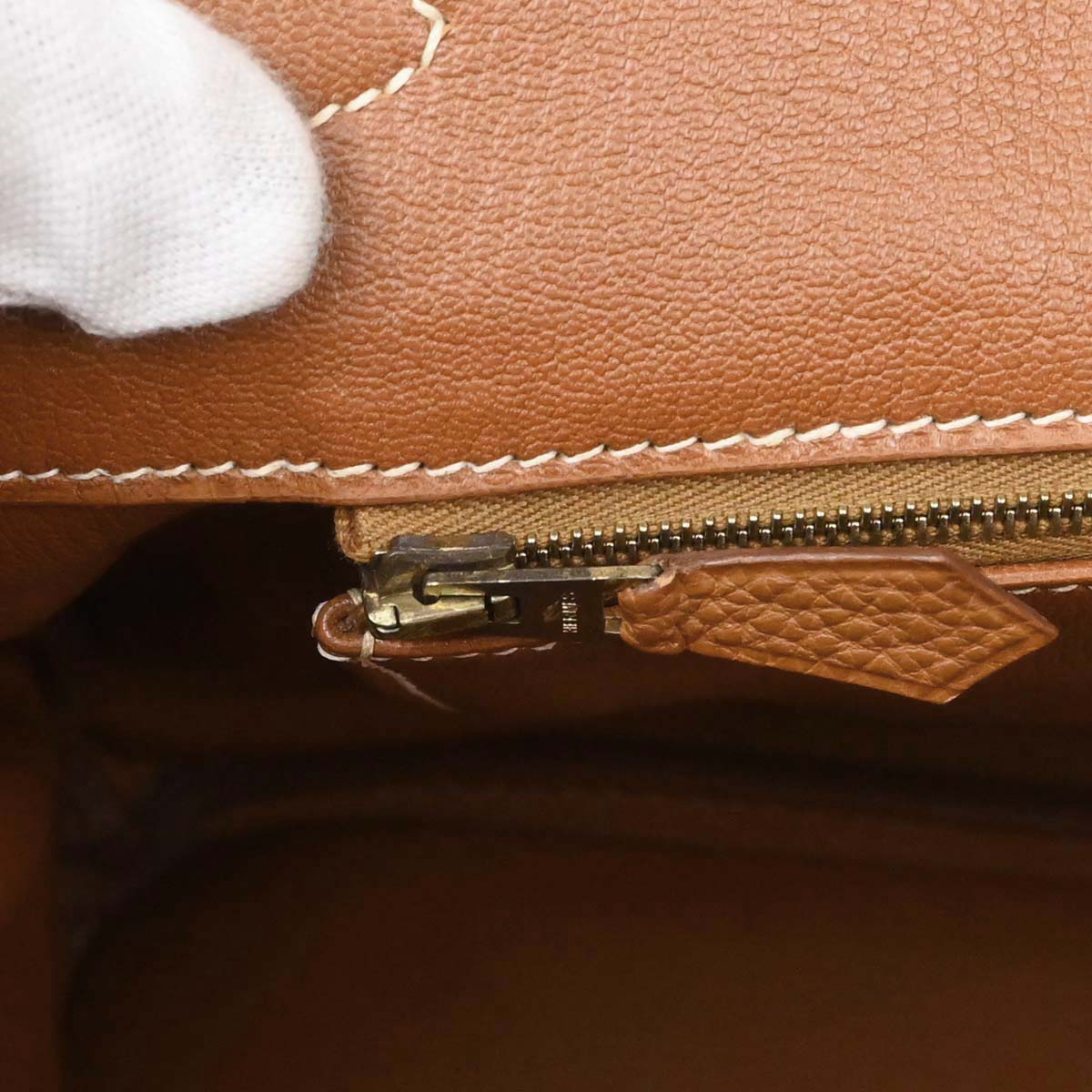 Hermes Gold Togo Birkin 35 Handbag