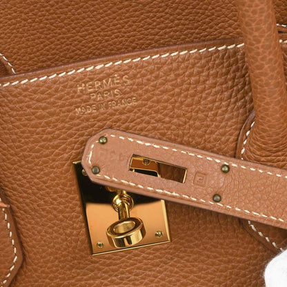 Hermes Gold Togo Birkin 35 Handbag