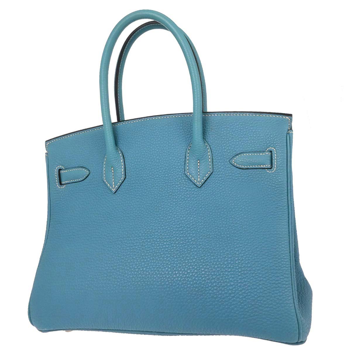Hermes Blue Jean Togo Birkin 30 Handbag