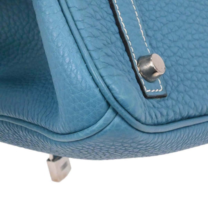 Hermes Blue Jean Togo Birkin 30 Handbag