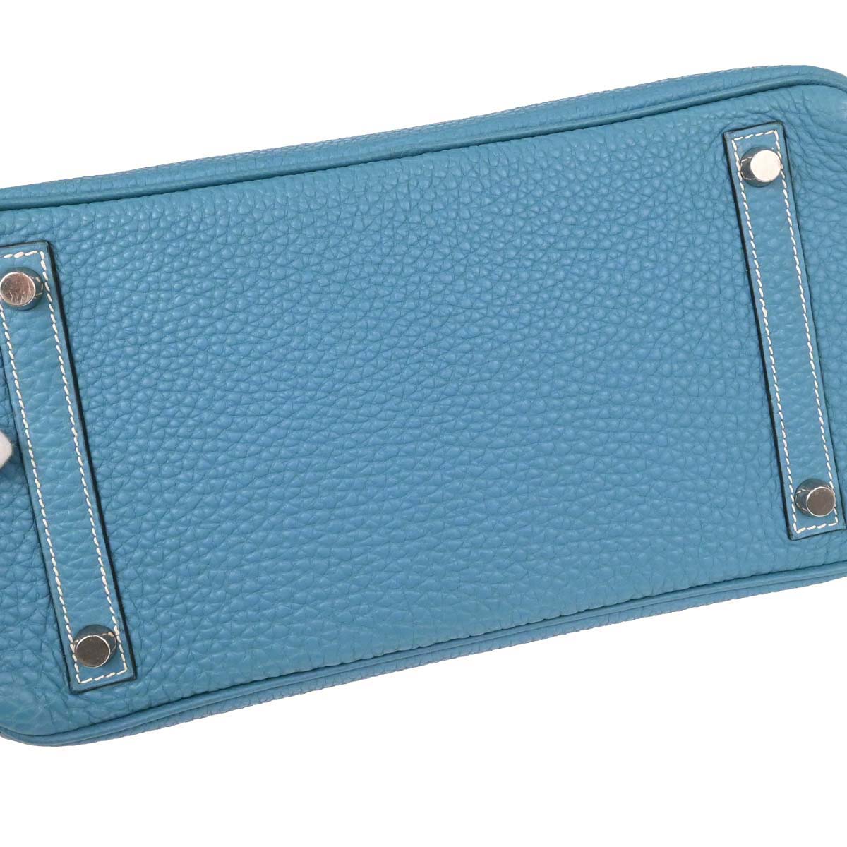Hermes Blue Jean Togo Birkin 30 Handbag