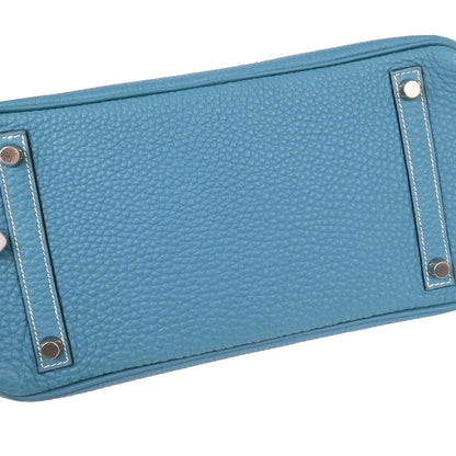 Hermes Blue Jean Togo Birkin 30 Handbag