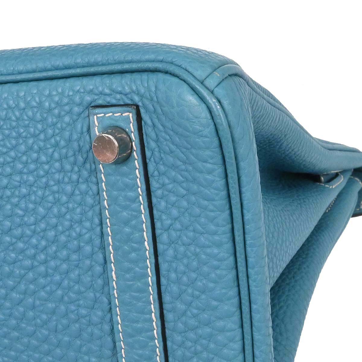 Hermes Blue Jean Togo Birkin 30 Handbag