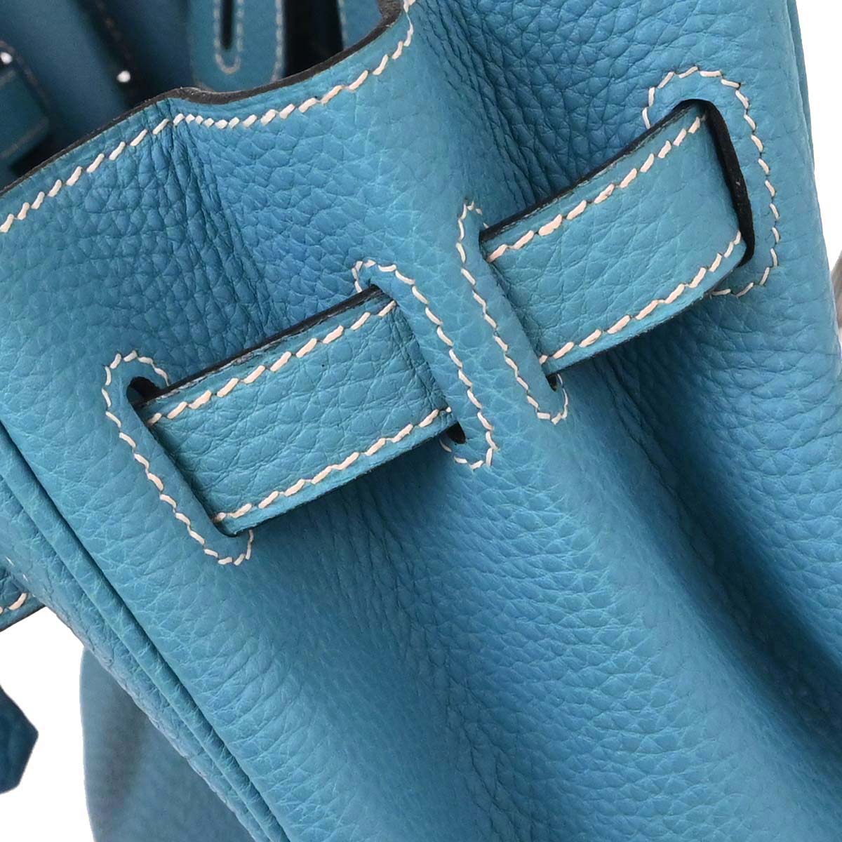 Hermes Blue Jean Togo Birkin 30 Handbag