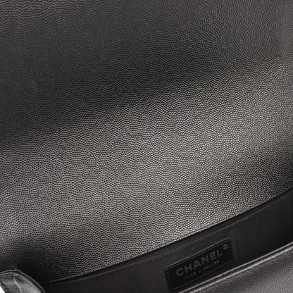 Boy Chanel 2018-2019 Black Calfskin Medium Shoulder Bag