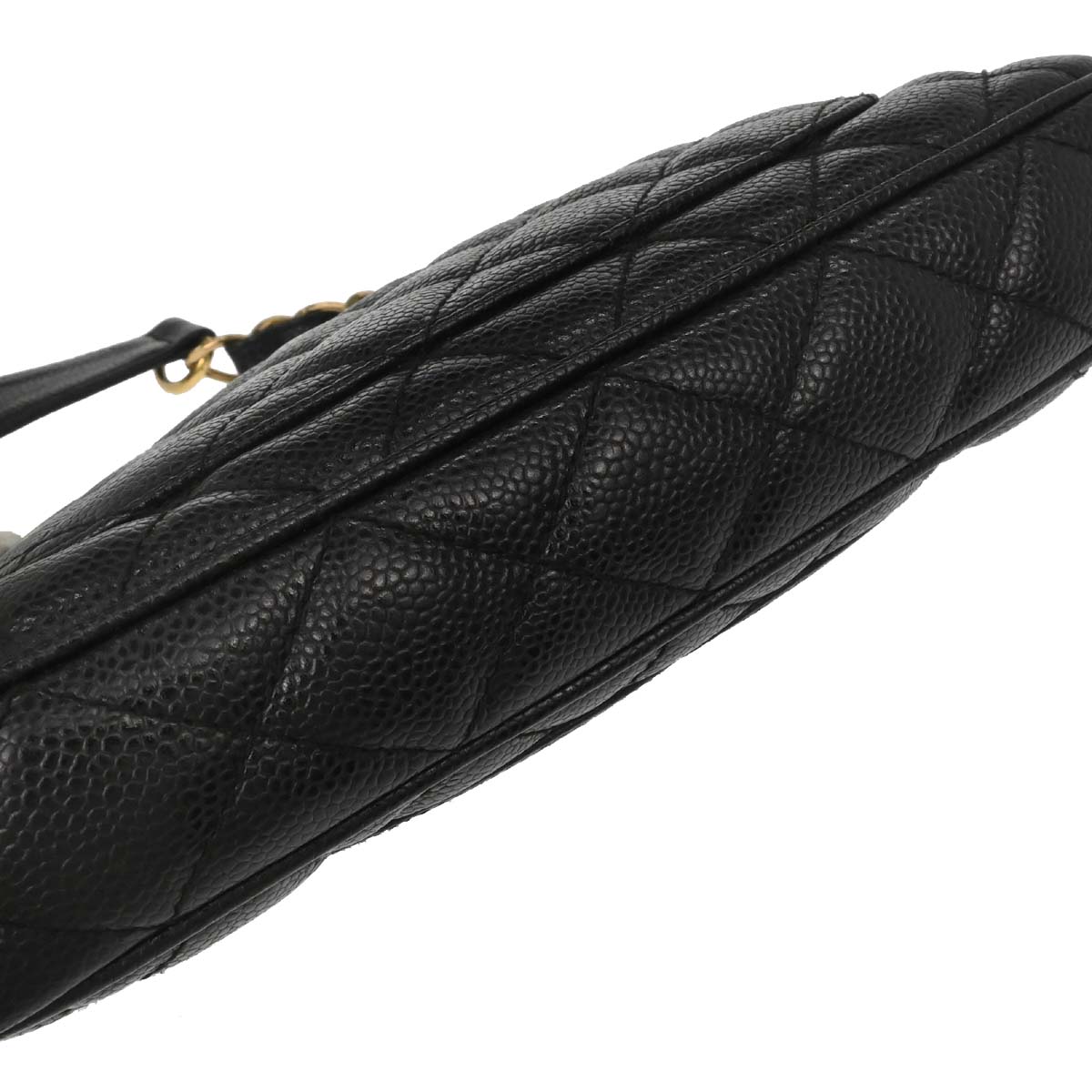Chanel Black Caviar Skin Handbag