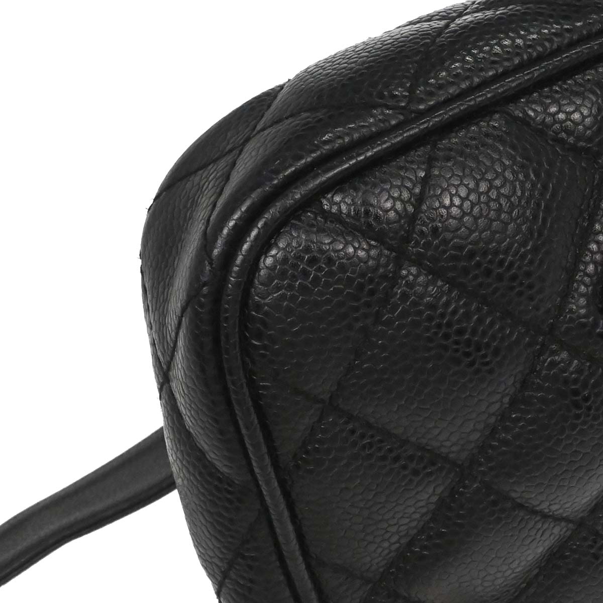 Chanel Black Caviar Skin Handbag