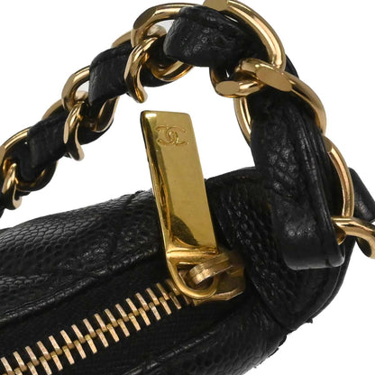 Chanel Black Caviar Skin Handbag