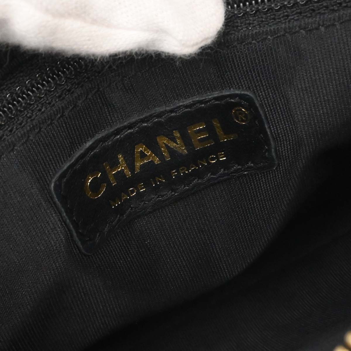 Chanel Black Caviar Skin Handbag