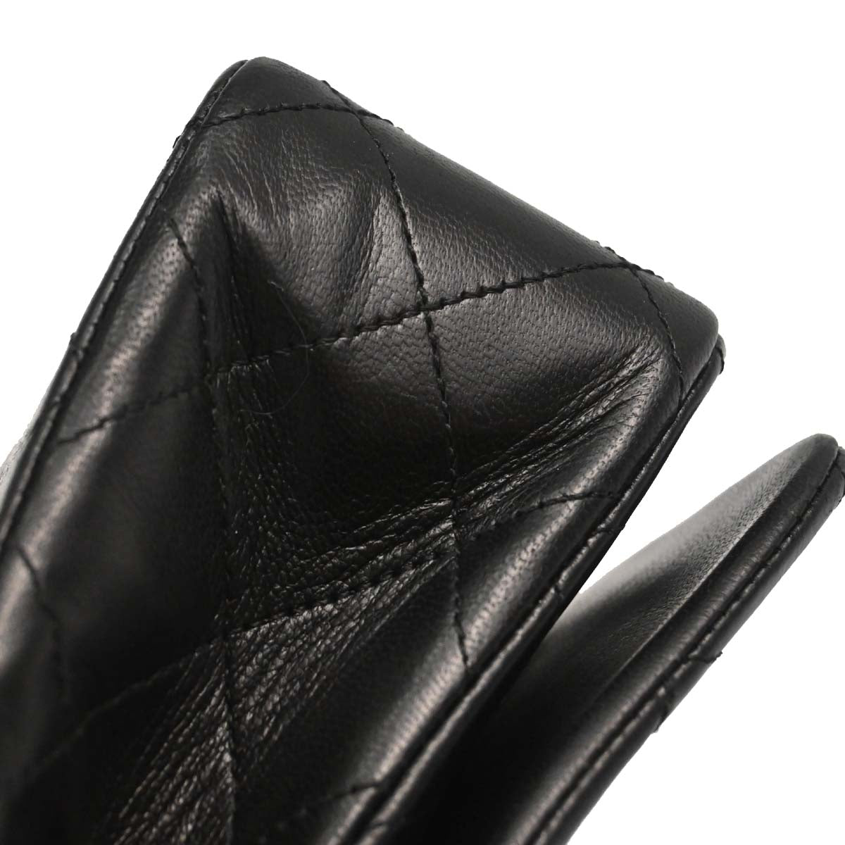 Chanel Black Lambskin Turnlock Mini Full Flap Shoulder Bag