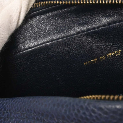 Chanel Navy Caviar Skin Camera Bag Shoulder Bag