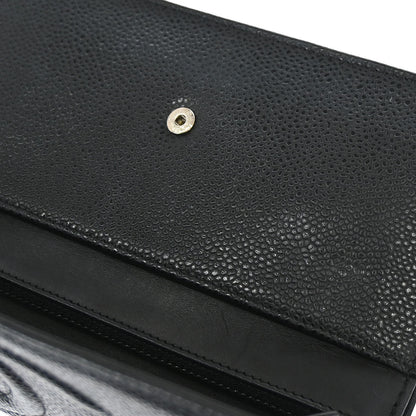 Chanel Black Caviar Skin Timeless WOC Wallet on Chain Bag